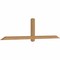 Ekena Millwork Eugene Smooth Timber Gable Bracket, Western Red Cedar, 96"W x 24"H x 3 1/2"D x 3 1/2"F, 6/12 Pitch GBW096X24X0404EUG00SWR - alternate 3